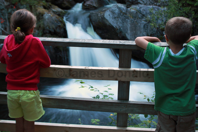Kids at the Falls