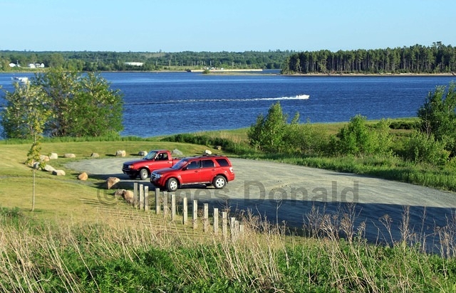 Parking Lot and the River