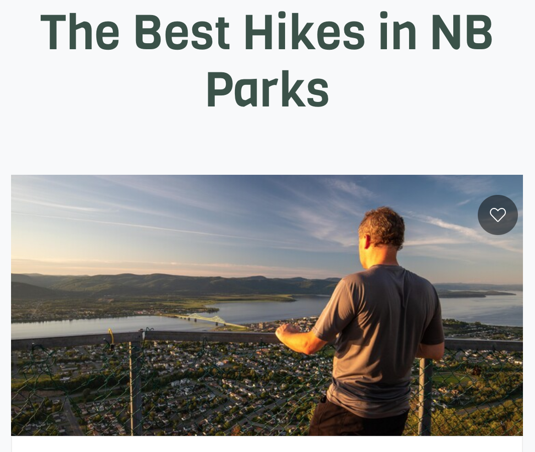 The Best Hikes in NB Parks Blog Post